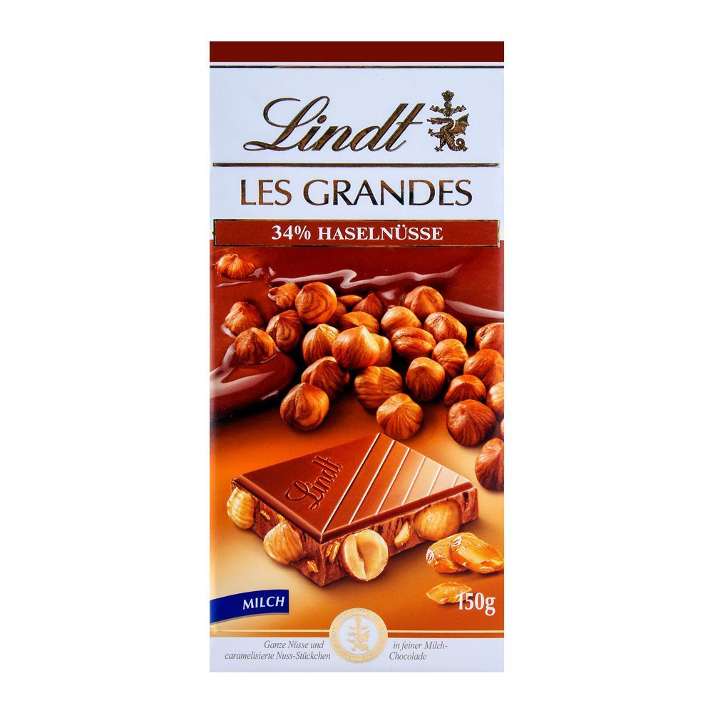 Lindt Les Grandes 34% Hazelnuts 150g