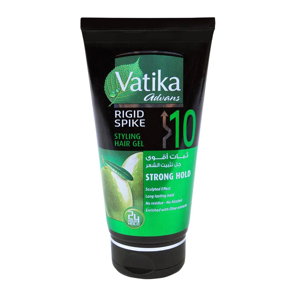 Dabur Vatika Strong Hold Rigid Spike Styling Hair Gel, 150ml