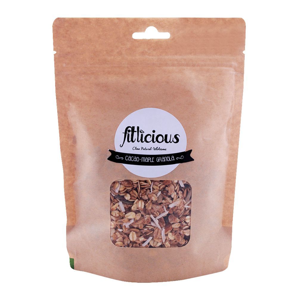 Fitlicious Cacao-Maple Granola Muesli, Small