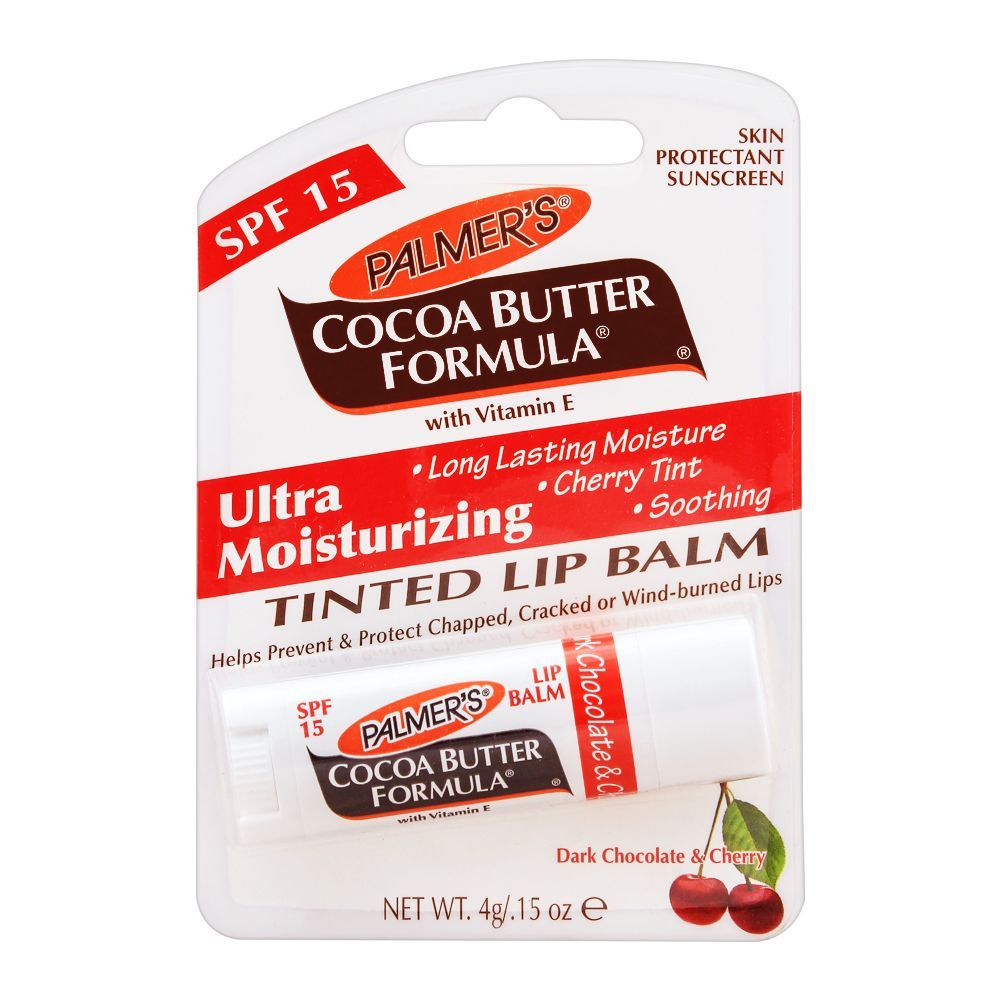 Palmer's Ultra Moisturizing Tinted Lip Balm, Cocoa Butter Formula, Chocolate & Cherry, SPF 15, 4g