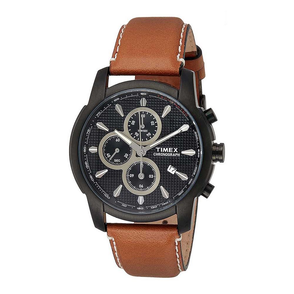 Timex E Class Analog Black Dial Men's Watch, TW000Y504