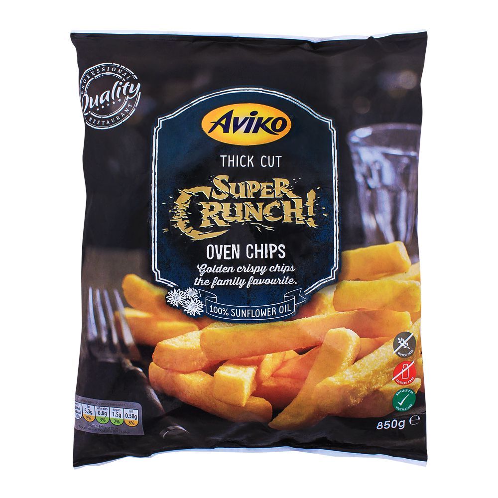 Aviko Thick Cut Super Crunch Oven Fries Chips 850g