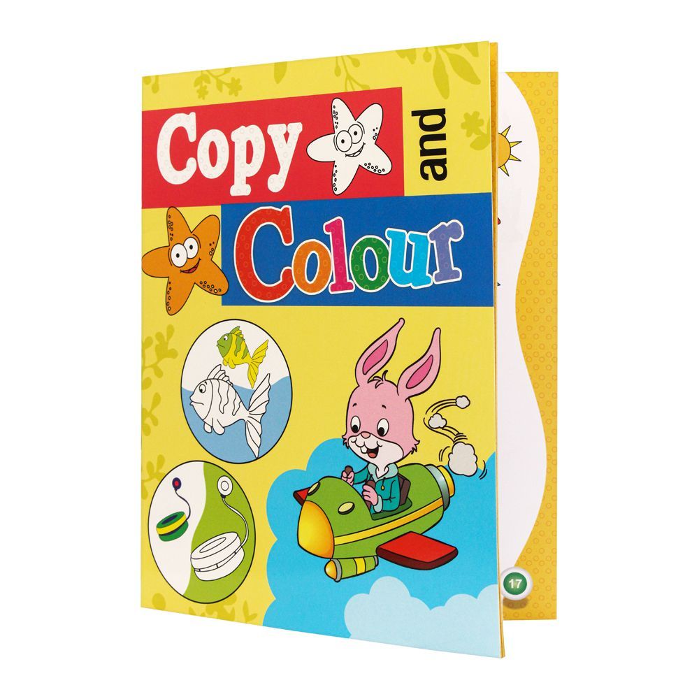 Copy And Colour Book Yellow