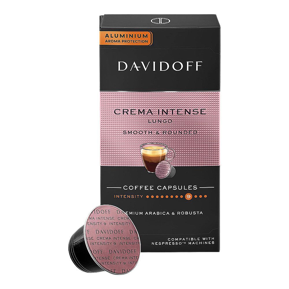 Davidoff Crema Intense Lungo Coffee Capsules, 55g