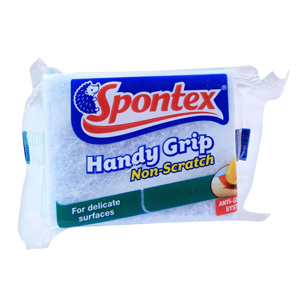 Spontex Handy Grip Non-Scratch Sponge, For Delicate Surfaces