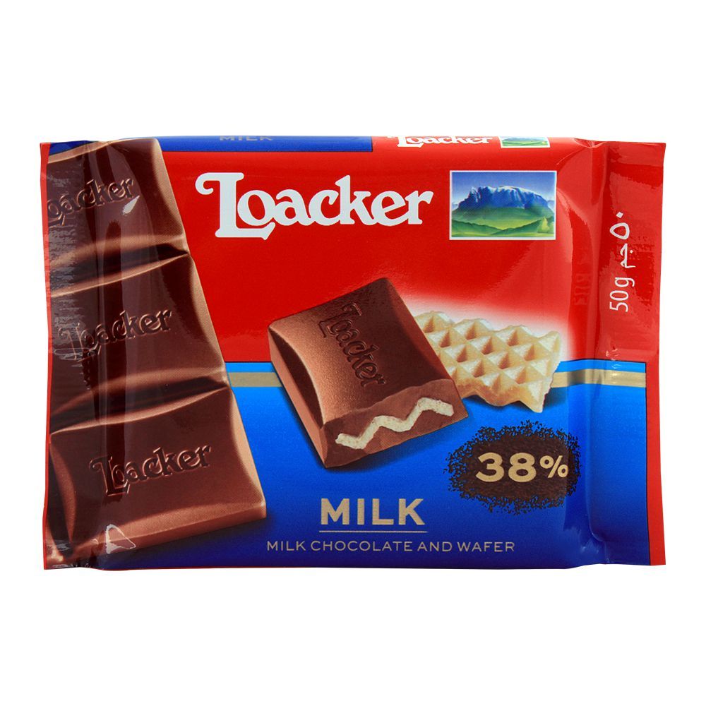 Loacker Milk Chocolate and Wafer 50g