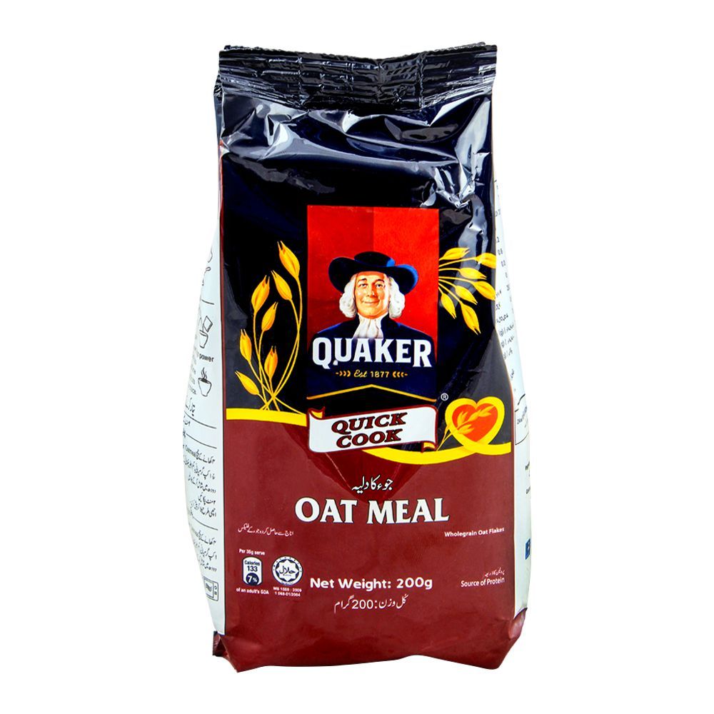 Quaker Quick Cook Oatmeal, 200g, Pouch