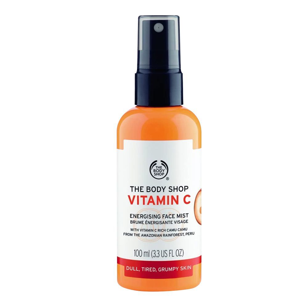 The Body Shop Vitamin C Energising Face Mist, For Dull, Tired & Grumpy Skin, 100ml