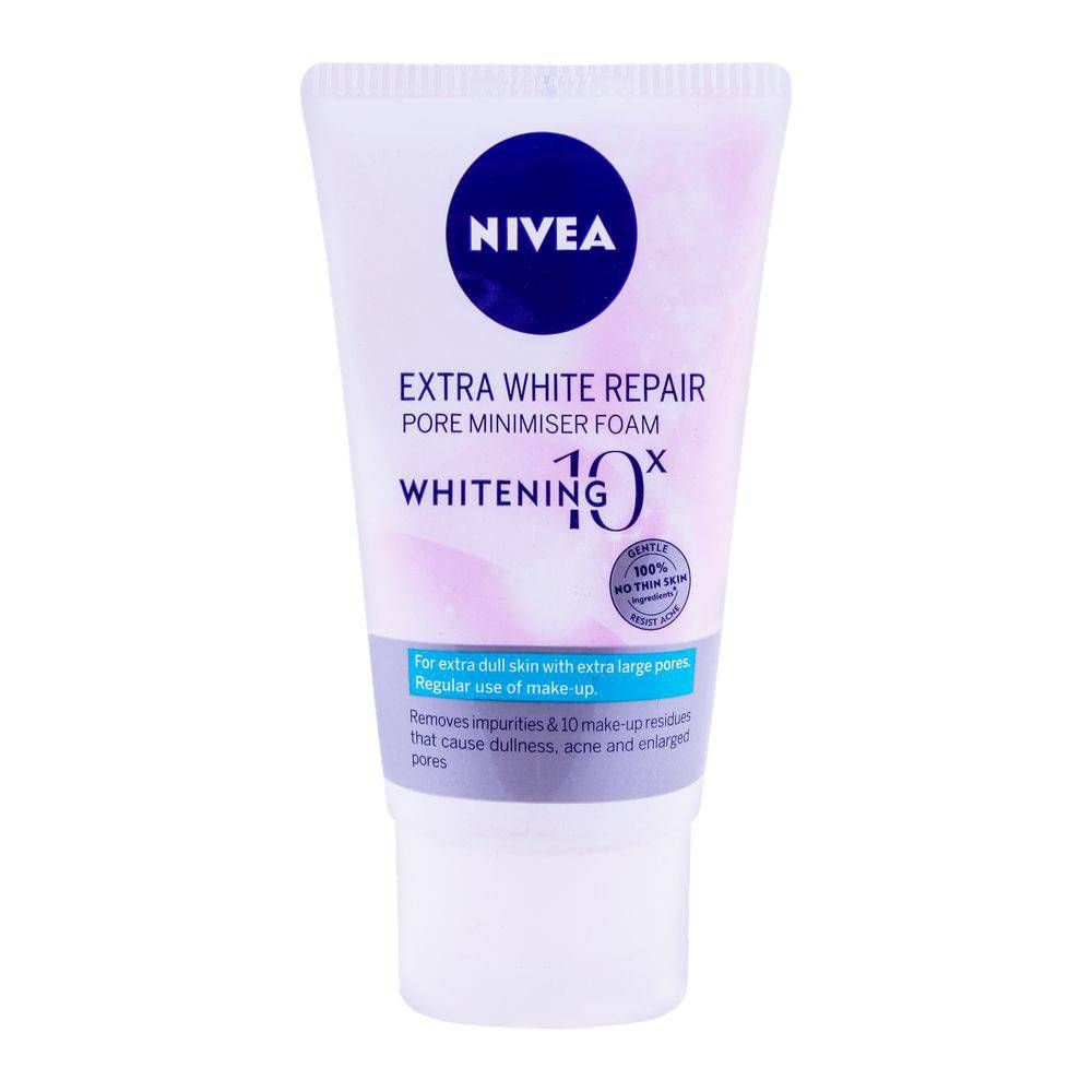 Nivea Extra White Repair Pore Minimiser Foam 100g