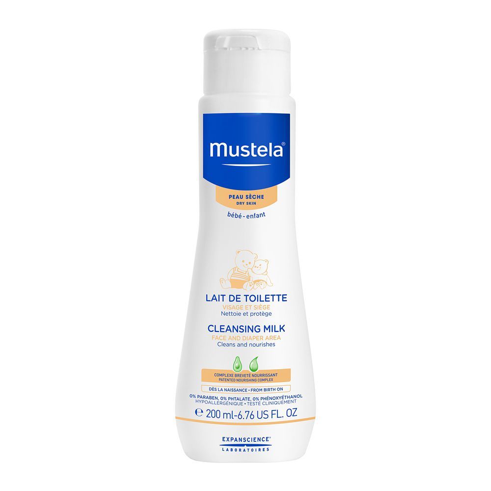 Mustela Face and Diaper Area Cleansing Milk