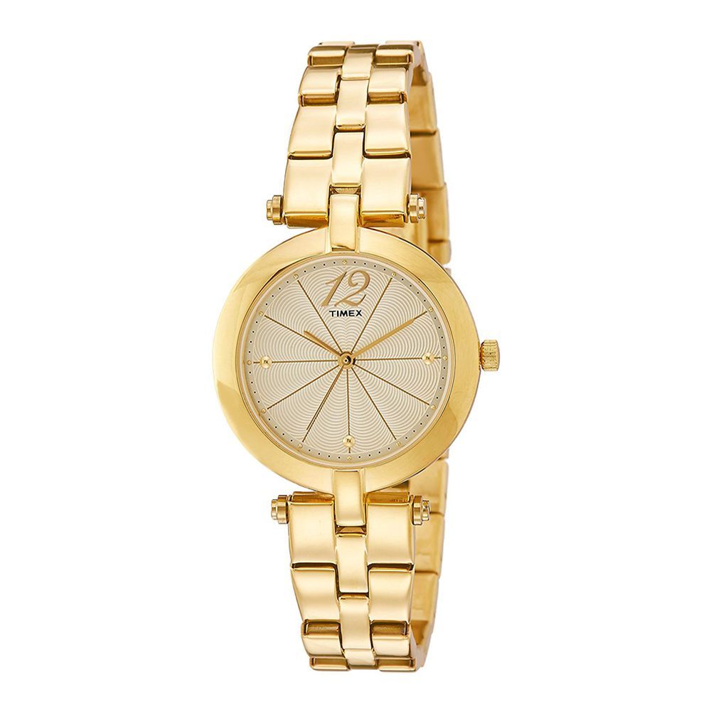 Buy Timex Analog Gold Dial Women's Watch - TW000Z200 Online at Best ...