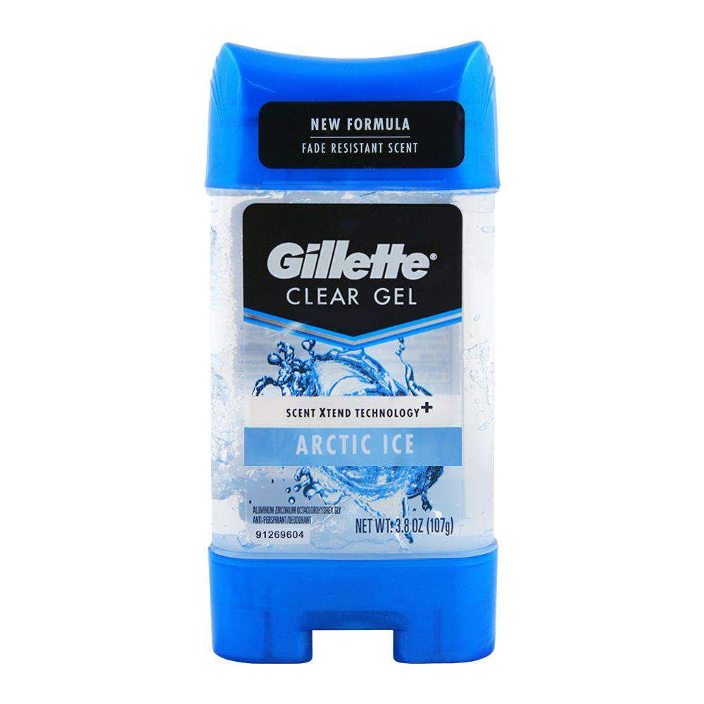 Gillette Clear Gel Artic Ice, Deodorant for Men, 107g