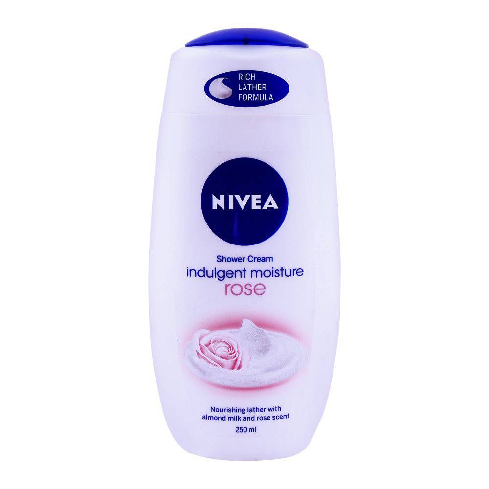 Nivea Shower Cream, Indulgent Moisture Rose, 250ml