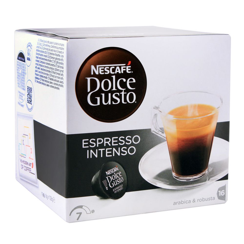 Nescafe Dolce Gusto Espresso Intenso Capsules, 16 Single Serve Pods