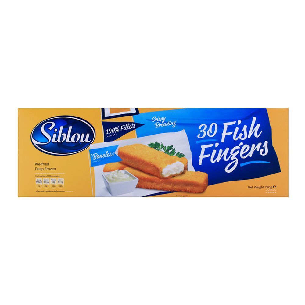 Siblou Fish Fingers, 30 Pieces, 750g