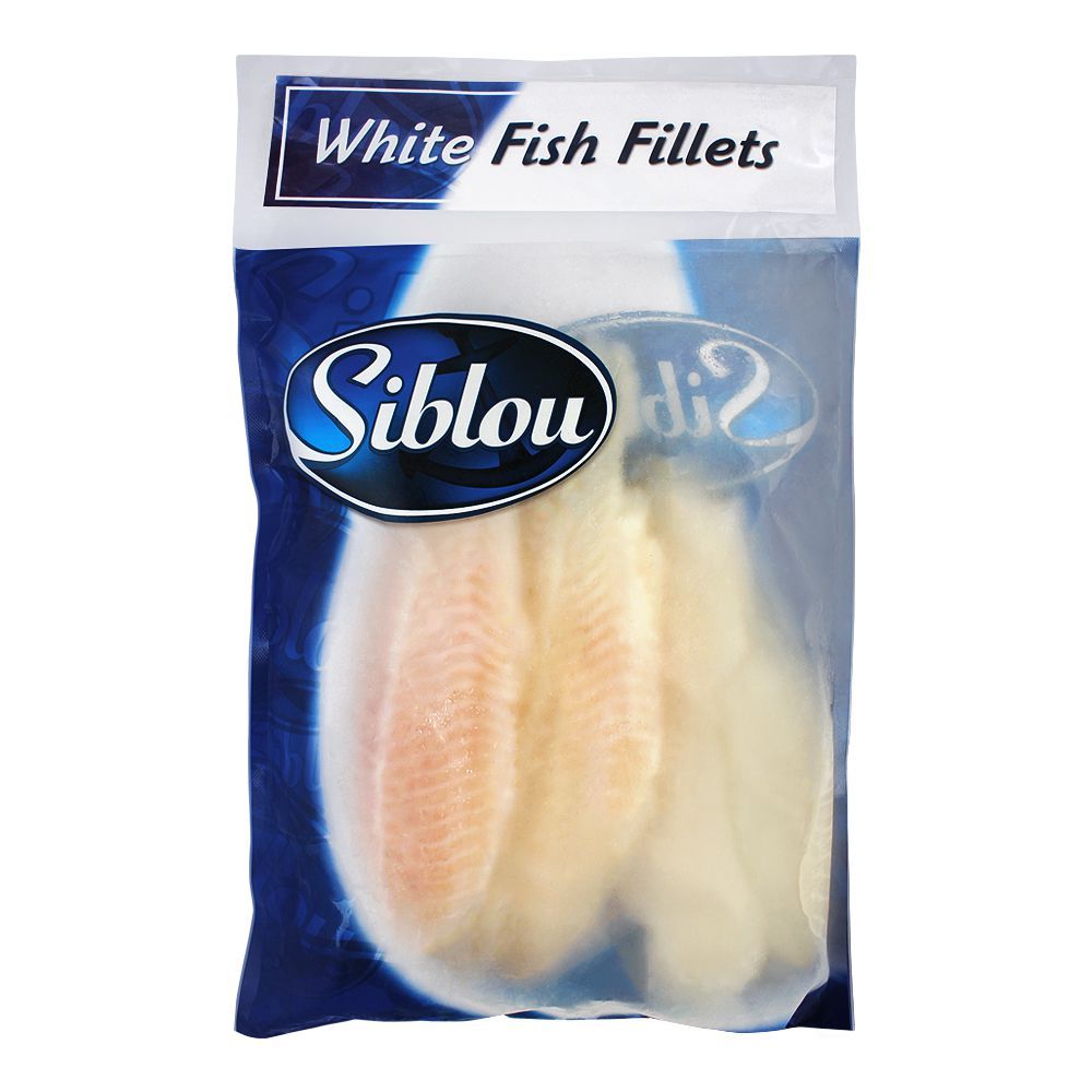 Siblou Frozen White Fish Fillets, 1KG