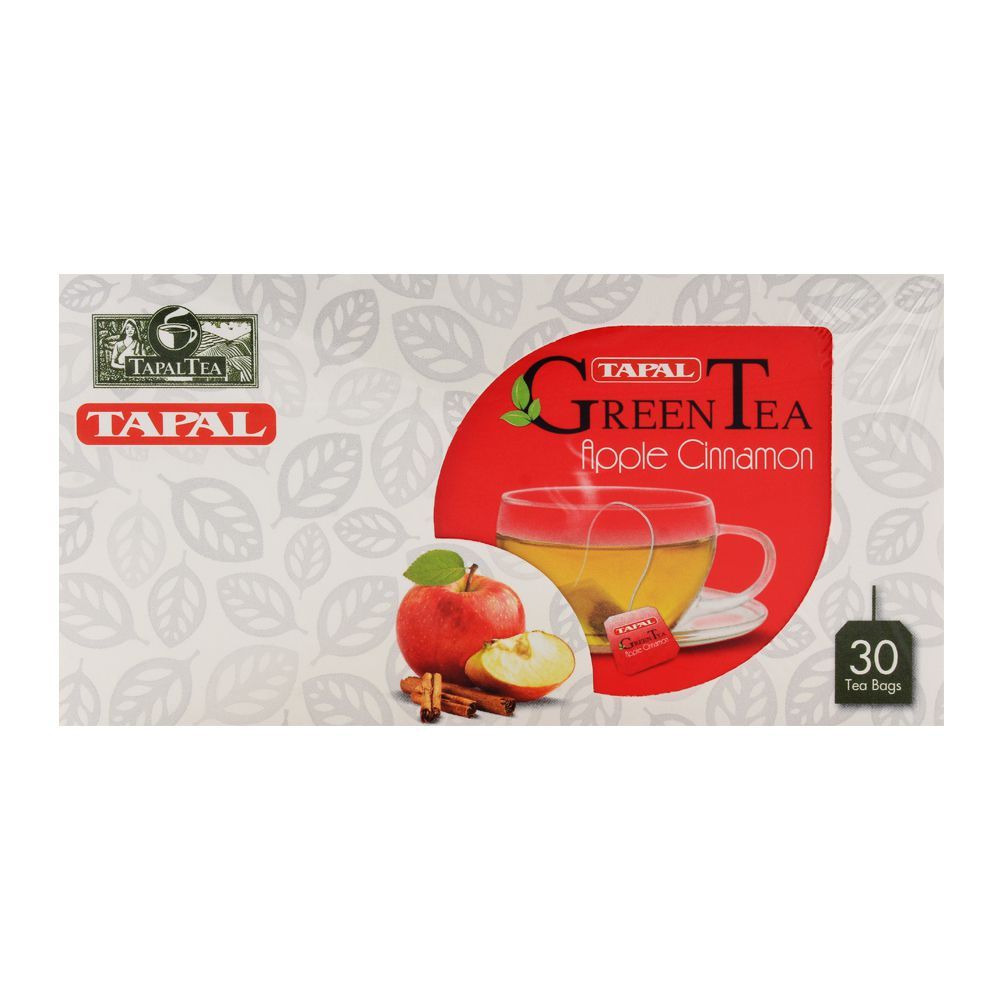 Tapal Apple Cinnamon Green Tea Bags 30-Pack