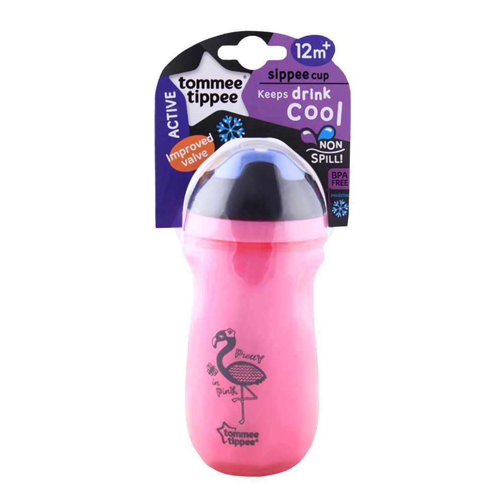 Tommee Tippee Active Sippee Cup 260ml 12m+ (Pink) - 447130/38