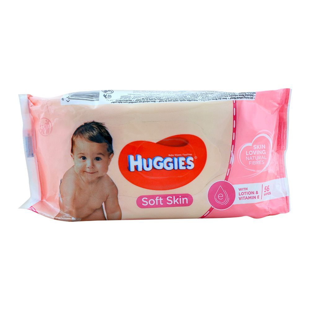 Huggies Soft Skin Baby Wipes 56-Pack