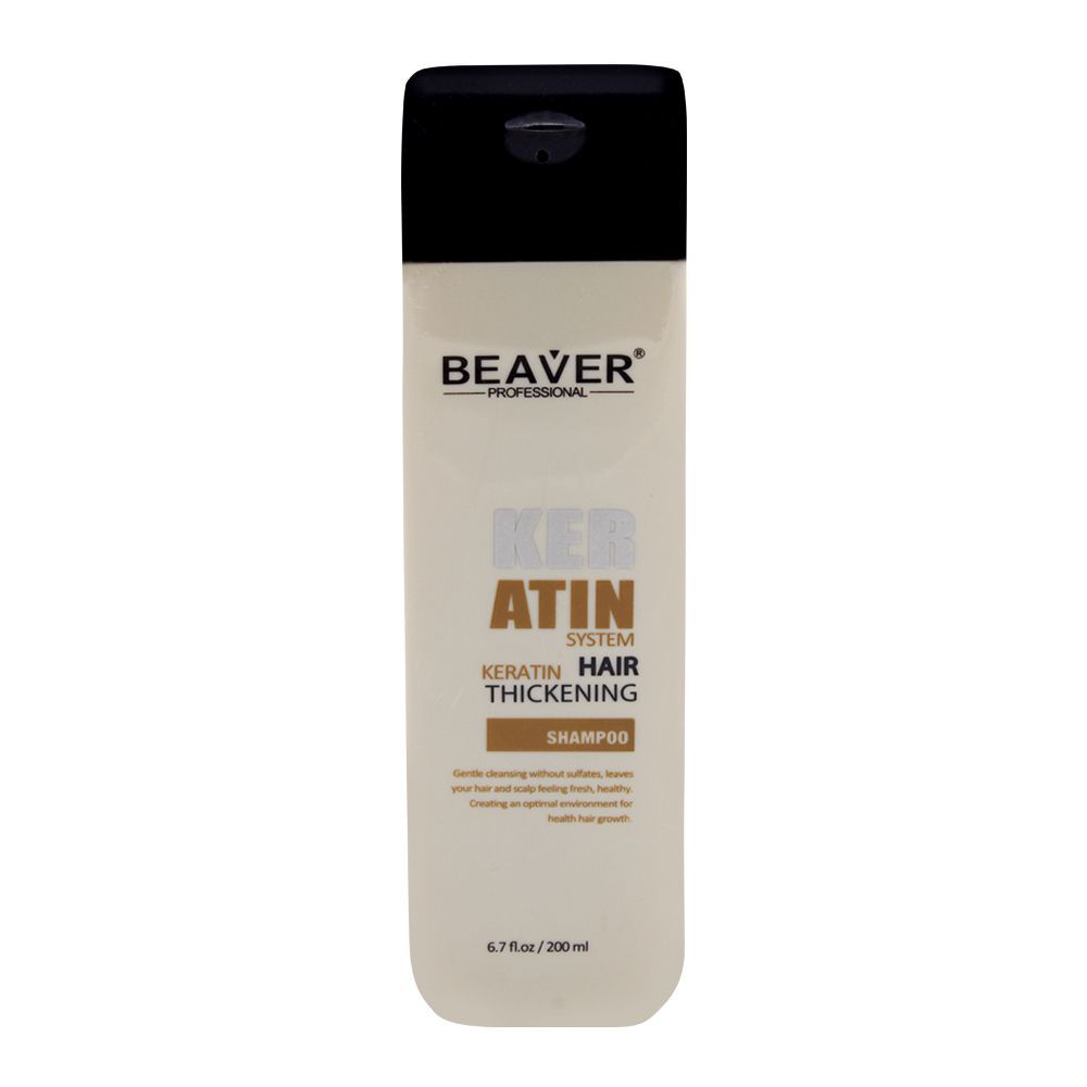 Beaver Professional Keratin Hair Thickening Shampoo 200ml