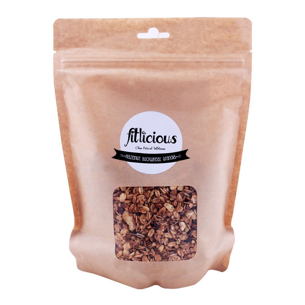 Fitlicious Hazelnut Buckwheat Granola, Muesli Large