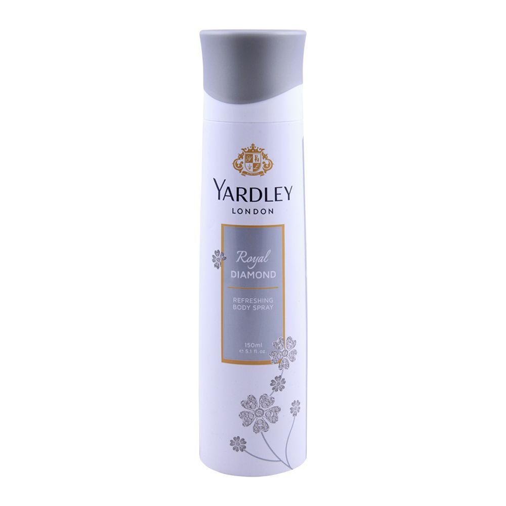 Yardley Royal Diamond Deodorant Body Spray, For Women, 150ml