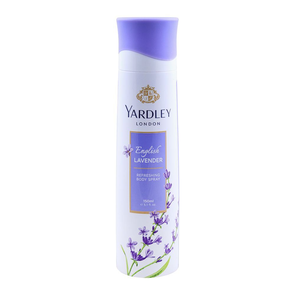Yardley English Lavender Deodorant Body Spray, For Women, 150ml
