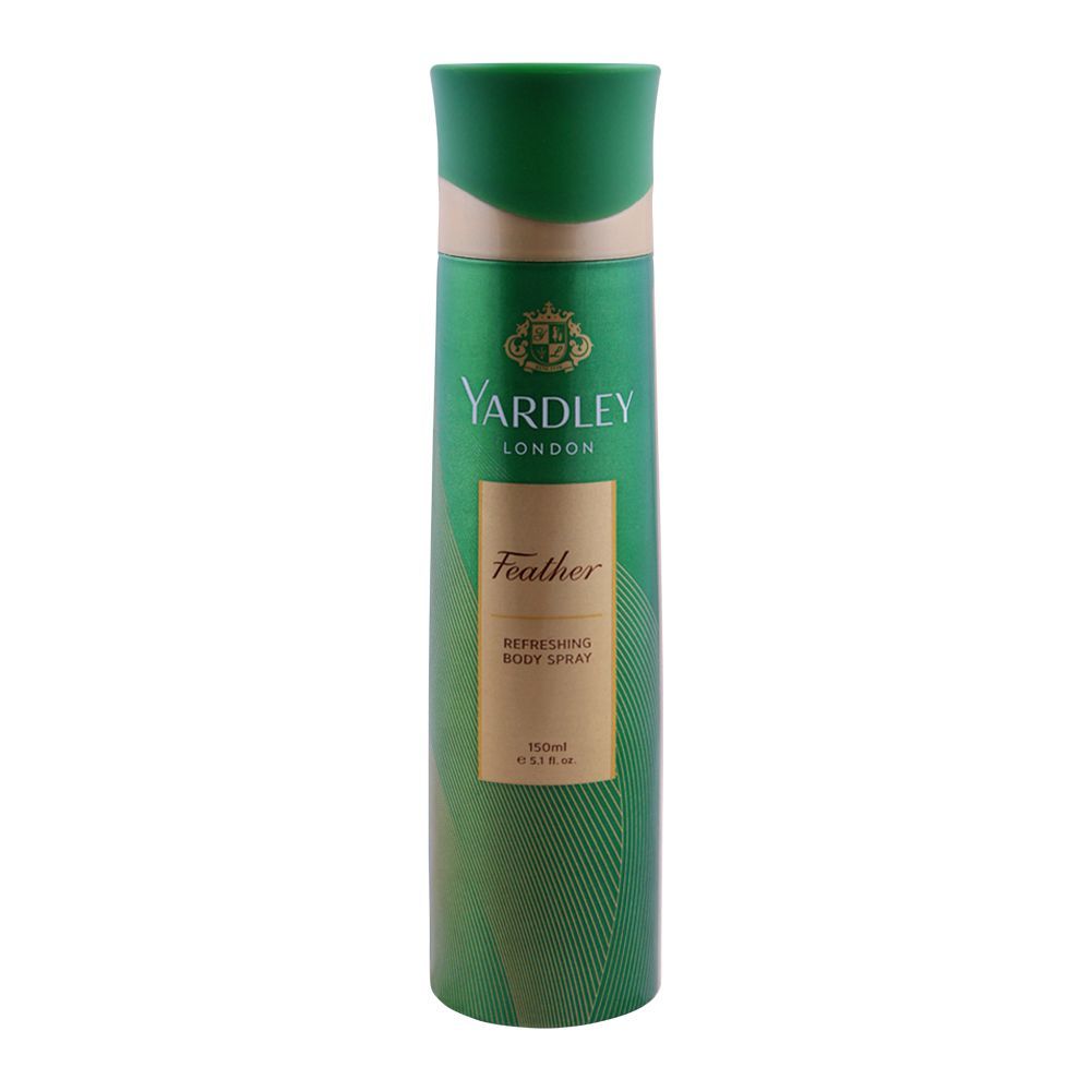 Yardley Feather Deodorant Body Spray, For Women, 150ml