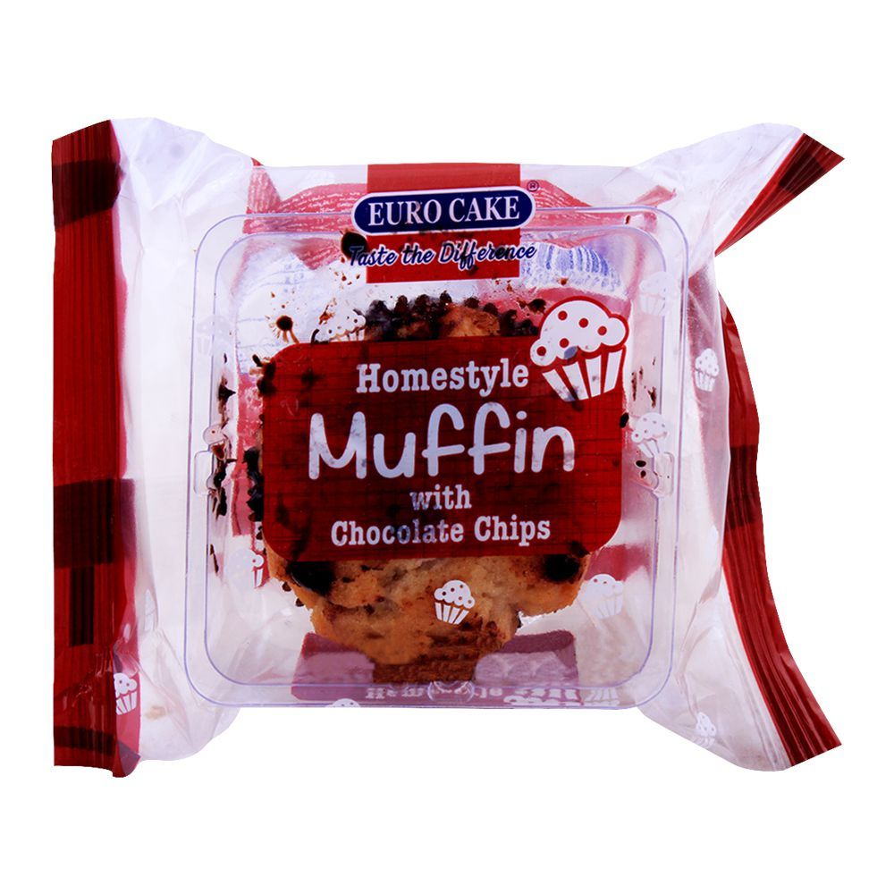 Eurocake Home Style Muffin With Chocolate Chips, 60g