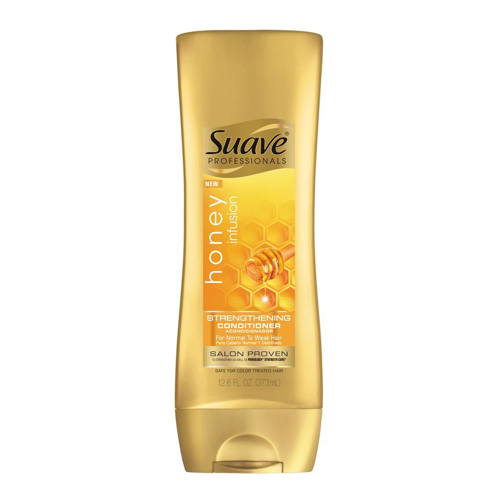 Suave Honey Infusion Strengthening Conditioner, For Normal to Weak Hair, 373ml