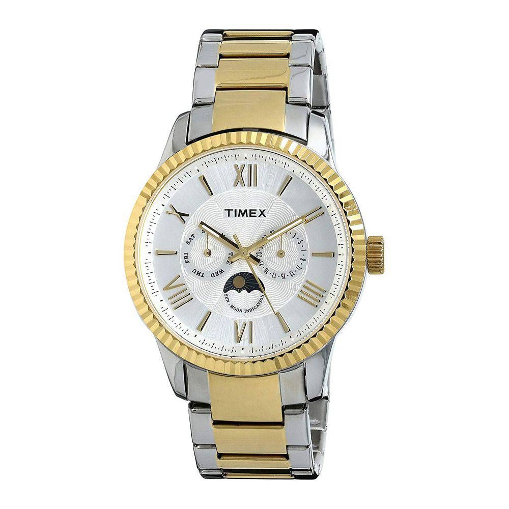 Timex Analog Silver Dial Men's Watch - TWEG15108