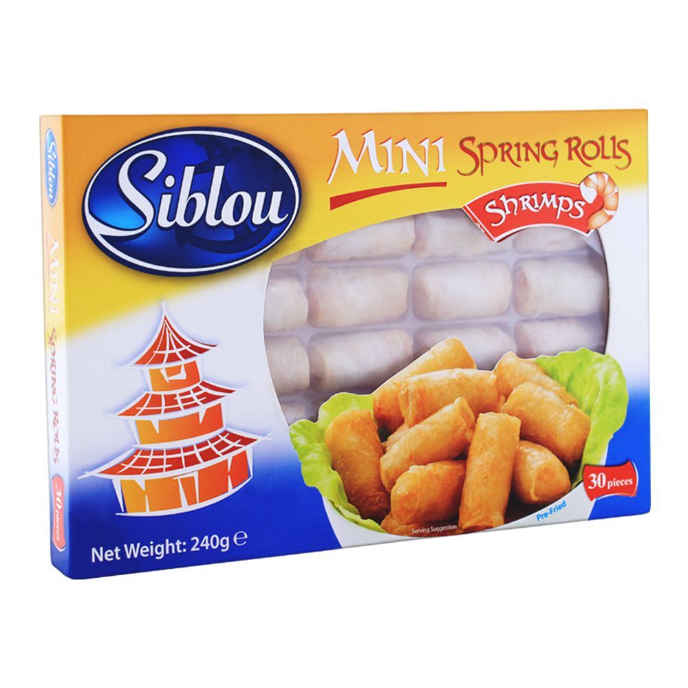 Siblou Mini Spring Rolls Shrimps 240g