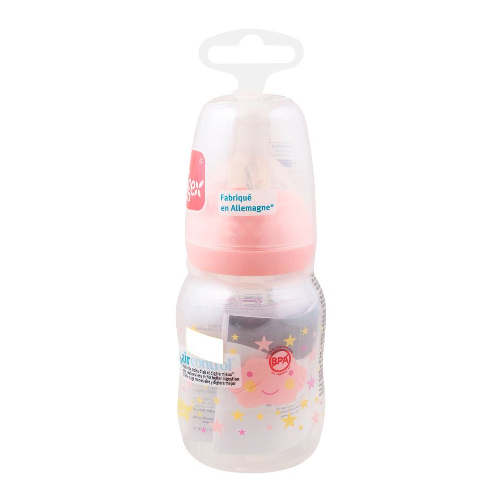 Tigex Air Control Feeding Bottle, 0-6m, 120ml, Pink, 121461