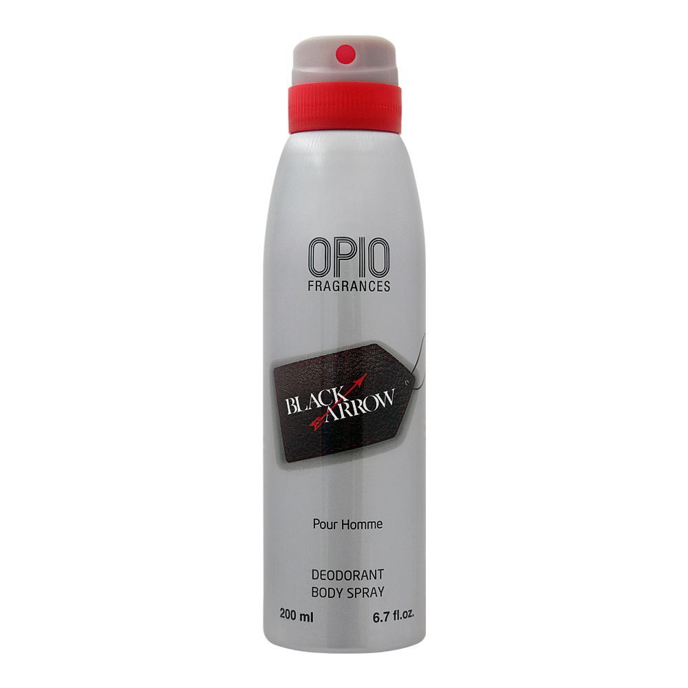 Opio Black Arrow Deodorant Body Spray, For Men, 200ml