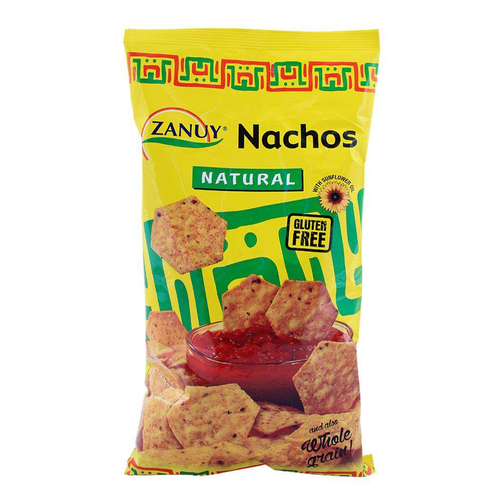 Zanuy Nachos Tortilla Chips, Natural, Gluten Free, 200g
