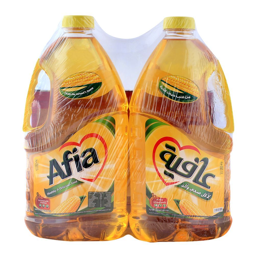 Afia Corn Oil 1.8 Litres 2-Pack