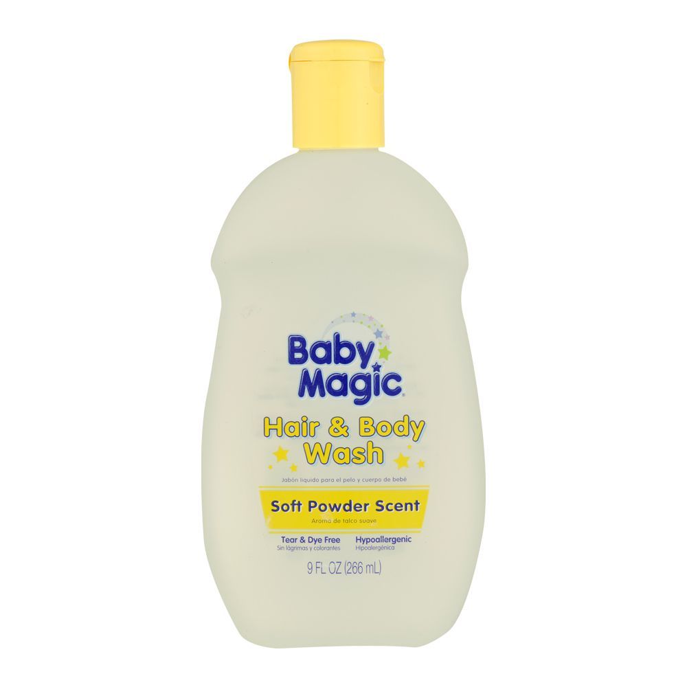 Baby Magic Hair & Body Wash, Soft Powder Scent, 266ml
