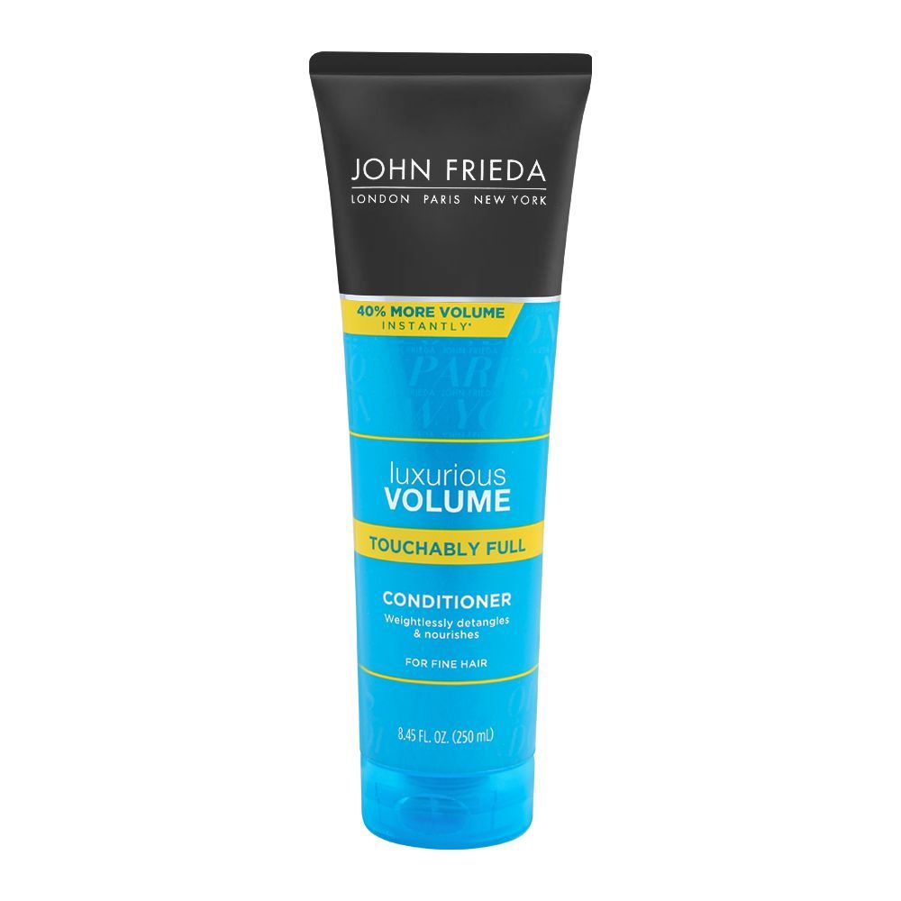 John Frieda Luxurious Volume Touchably Full Conditioner, For Fine Hair, 250ml
