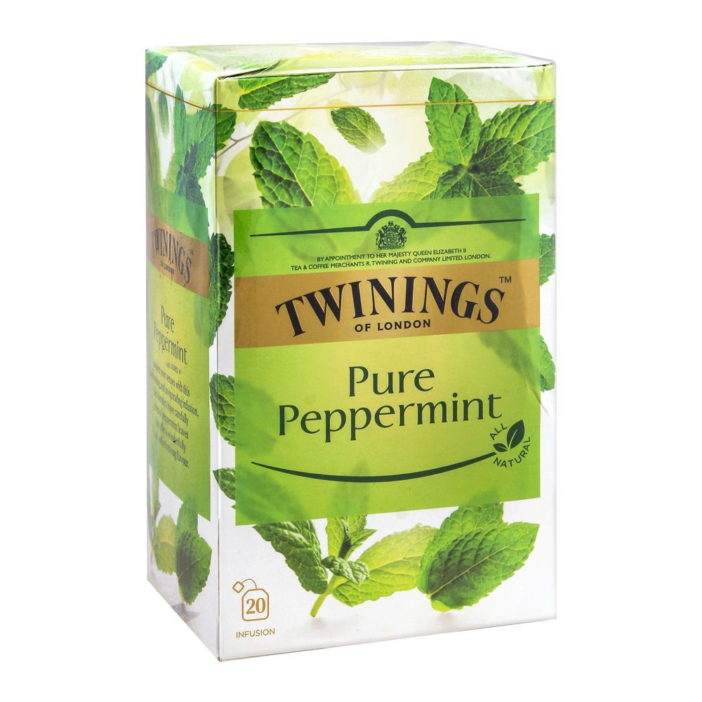 Twinings Pure Peppermint Tea Bags, 20-Pack