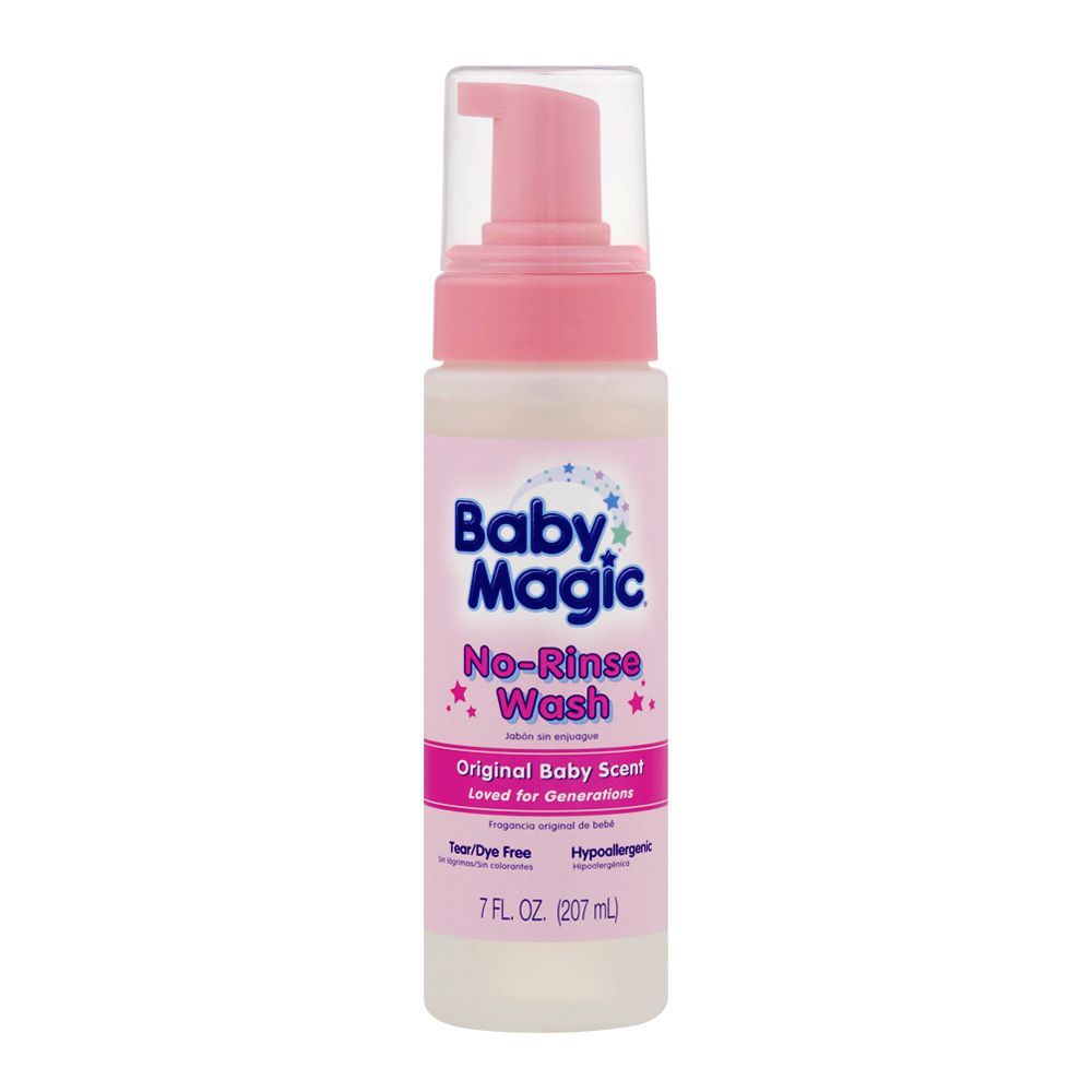 Baby Magic Original Baby Scent No-Rinse Wash 207ml