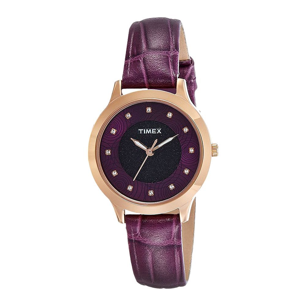 Timex Analog Purple Dial Women's Watch - TW000T616