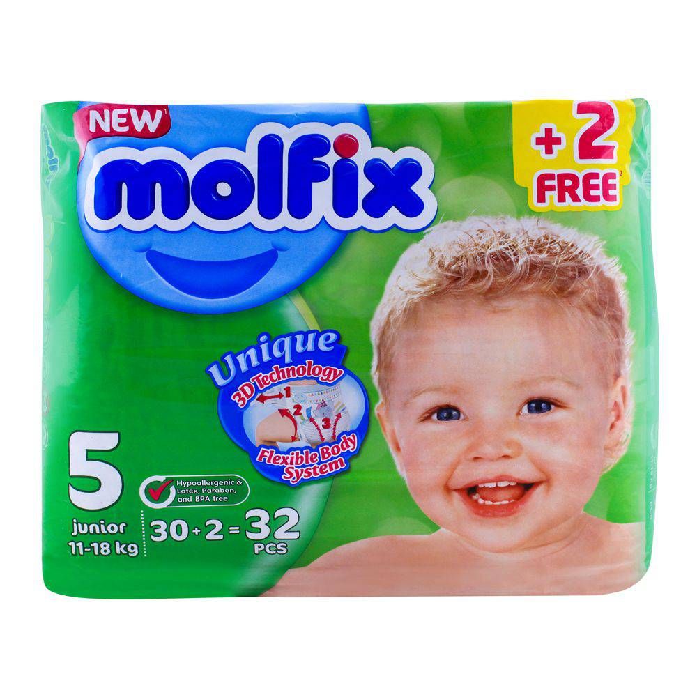 Molfix 5 Junior 11-18 KG, 30+2 Pack