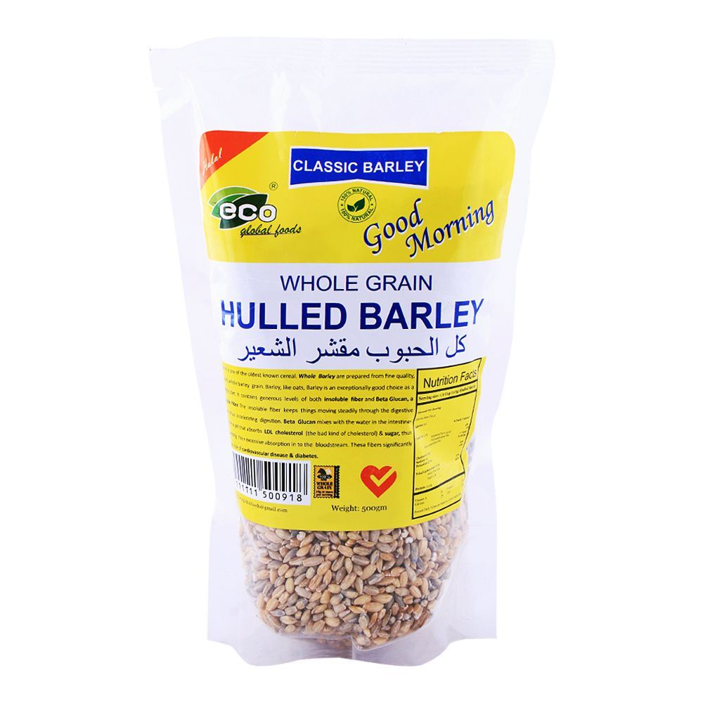 EGF Whole Grain Hulled Barley 500gm