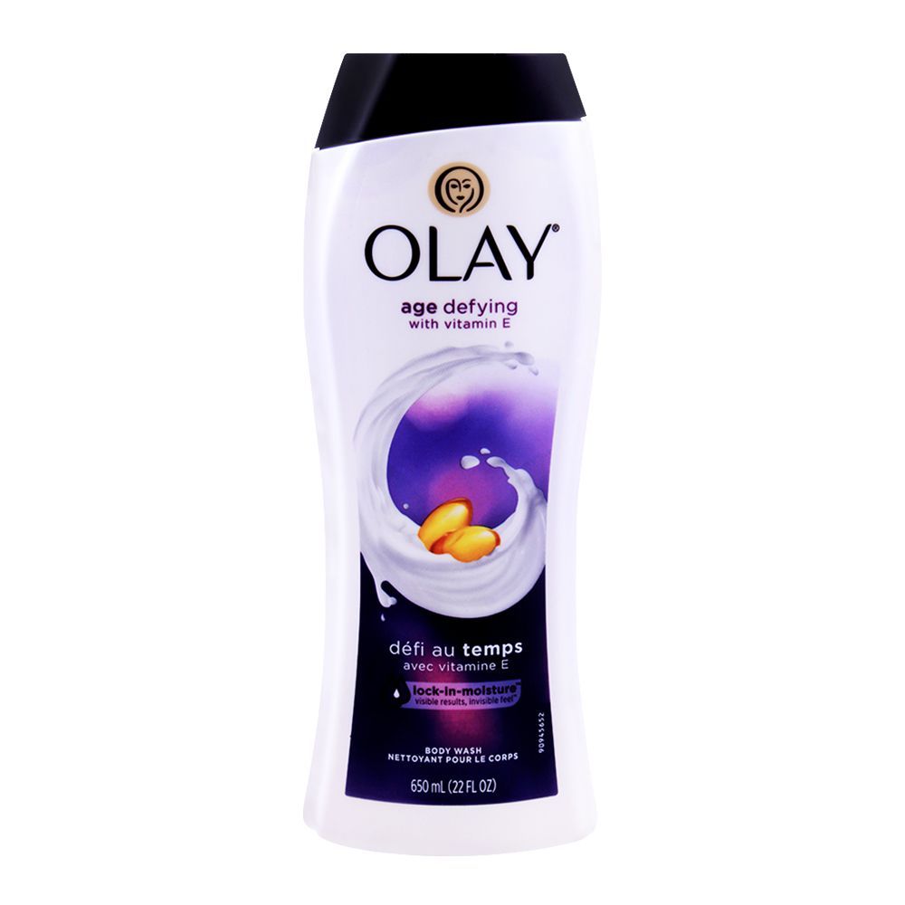 Olay Age Defying With Vitamin E Body Wash, 650ml