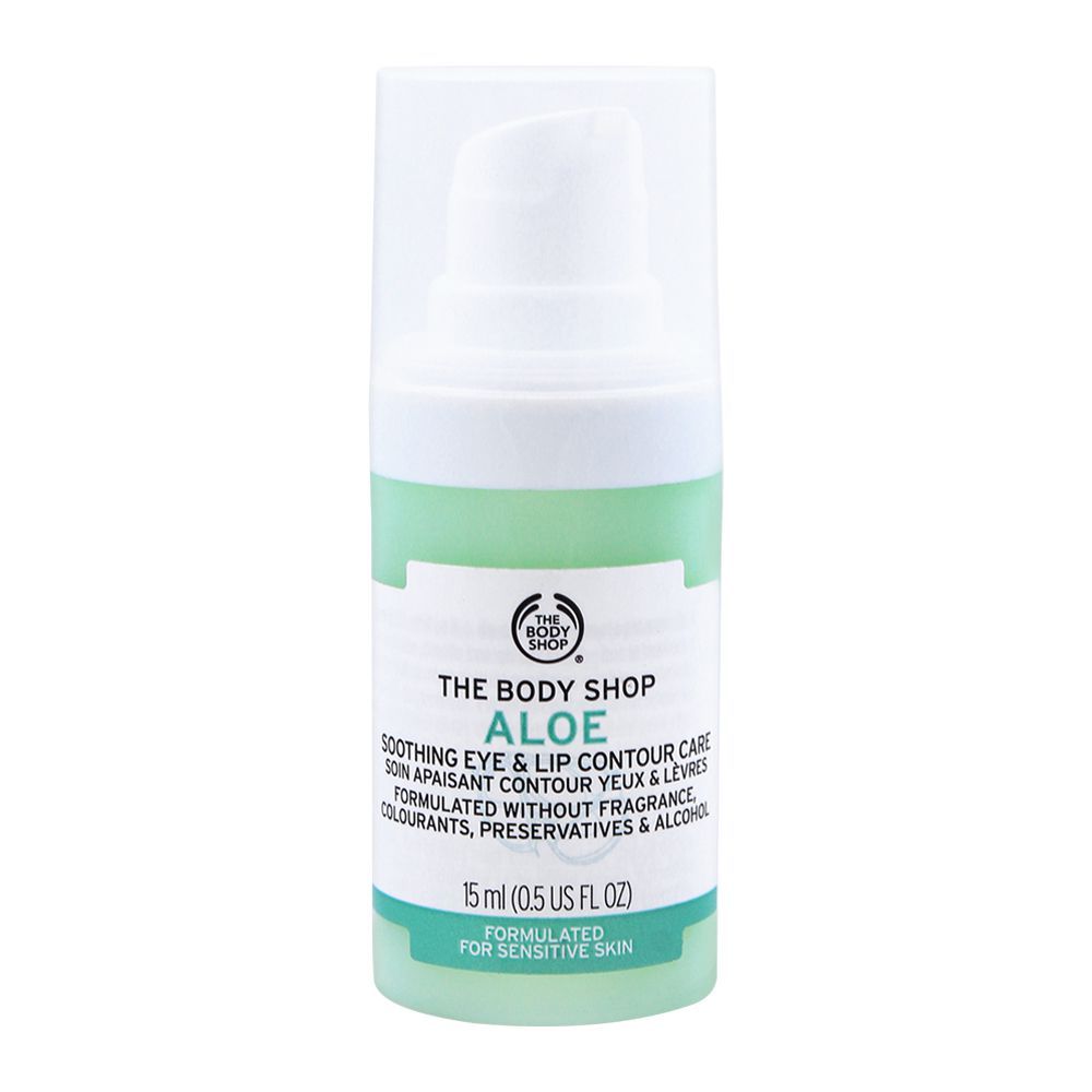 The Body Shop Aloe Soothing Eye & Lip Contour Care, Suitable for Sensitive Skin, 15ml
