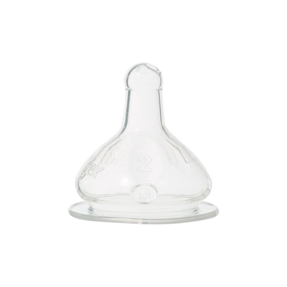 Tigex Intuition Wide Neck Silicone Teat 2's 6m+, 6104