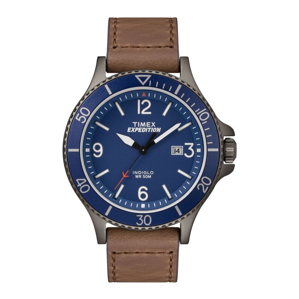 Timex Men's Expedition Ranger Brown Leather Strap Watch - TW4B10700
