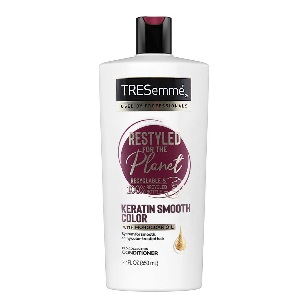 Tresseme Pro Collection Keratin Smooth Color Conditioner, With Moroccan Oil, 650ml