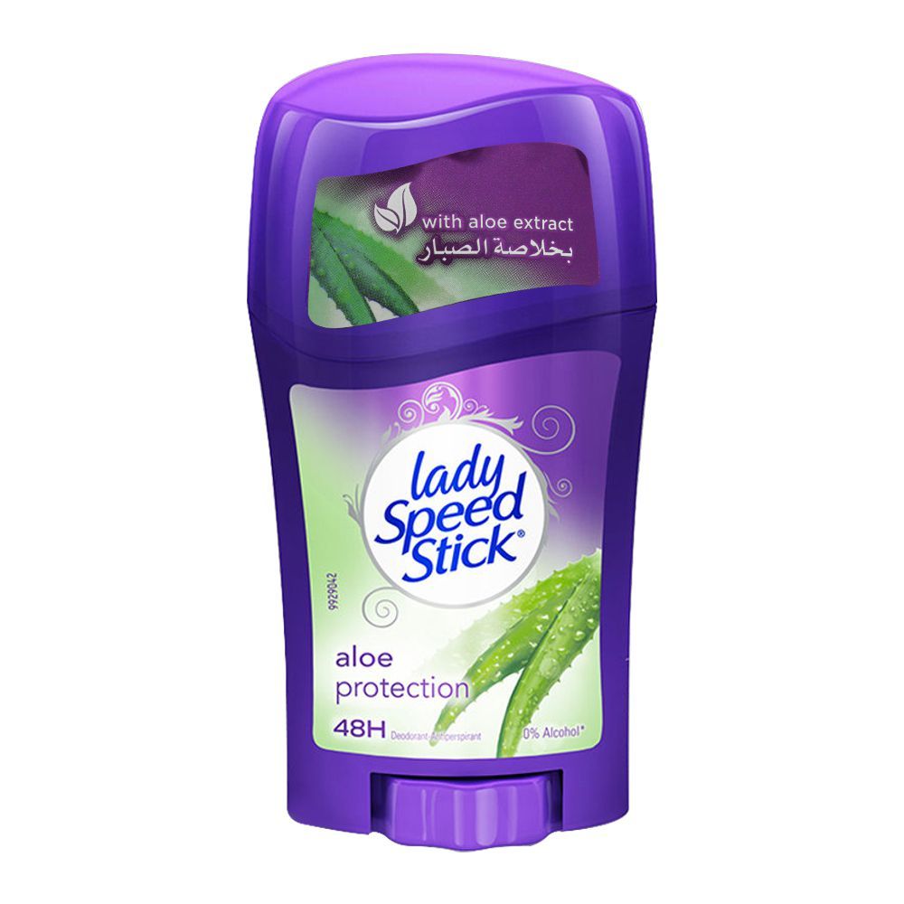 Lady Speed Stick Aloe Protection Deodorant Stick, For Women, 45g