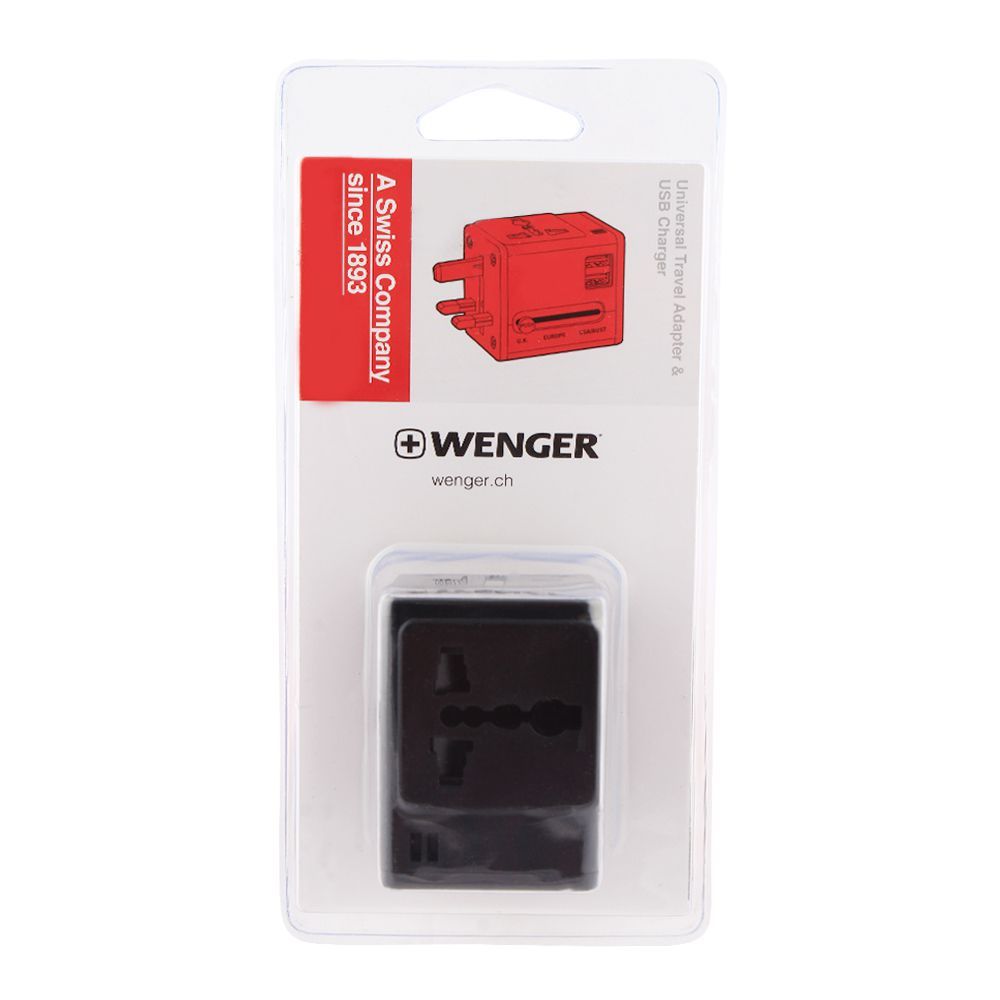 Wenger Universal Travel Adapter & USB Charger - 604559